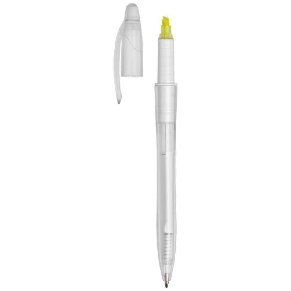 Penna con evidenziatore