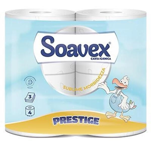 SOAVEX CARTA IGIENICA PRESTIGE - 4 ROTOLI