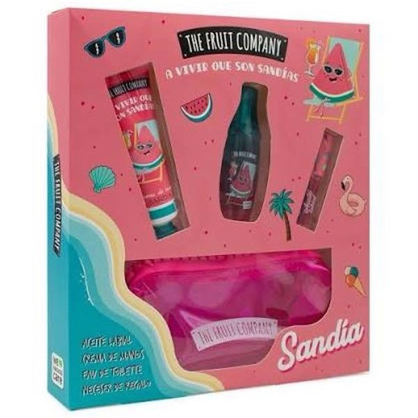 set sandia profumo crema mani lip oil e astuccio
