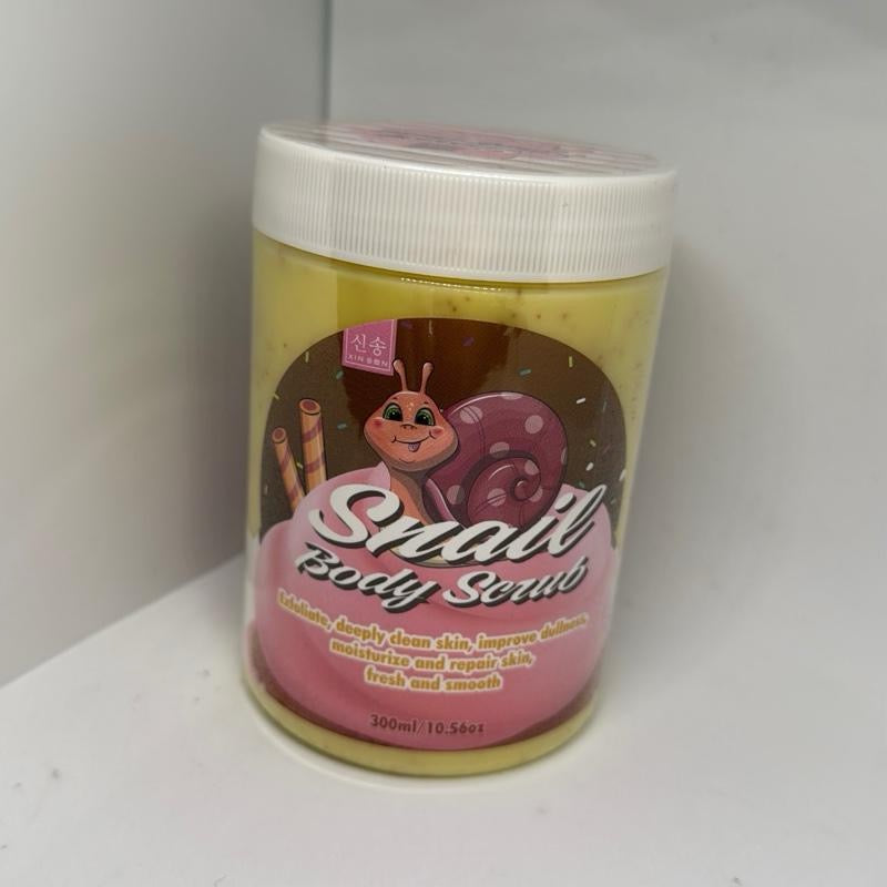 Snail Body Scrub Alla Bava Di Lumaca 300ml per Pelle Fresca e Liscia