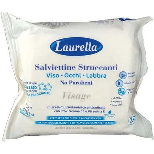 Laurella Salviettine Struccanti 20 pezzi