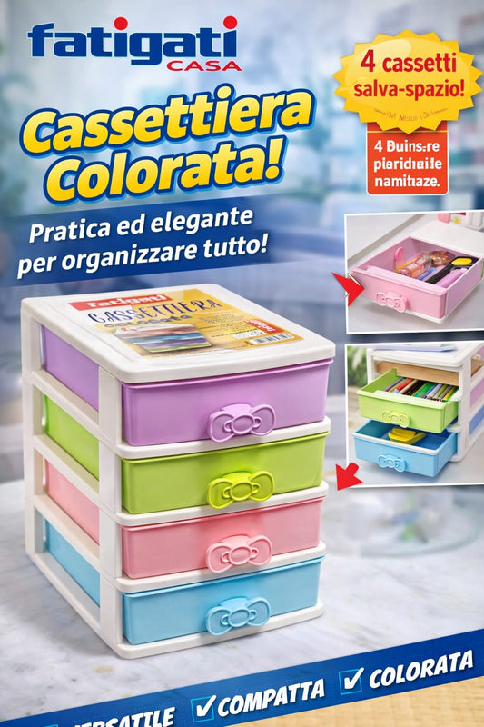 Cassettiera Colorata Fatigati Casa