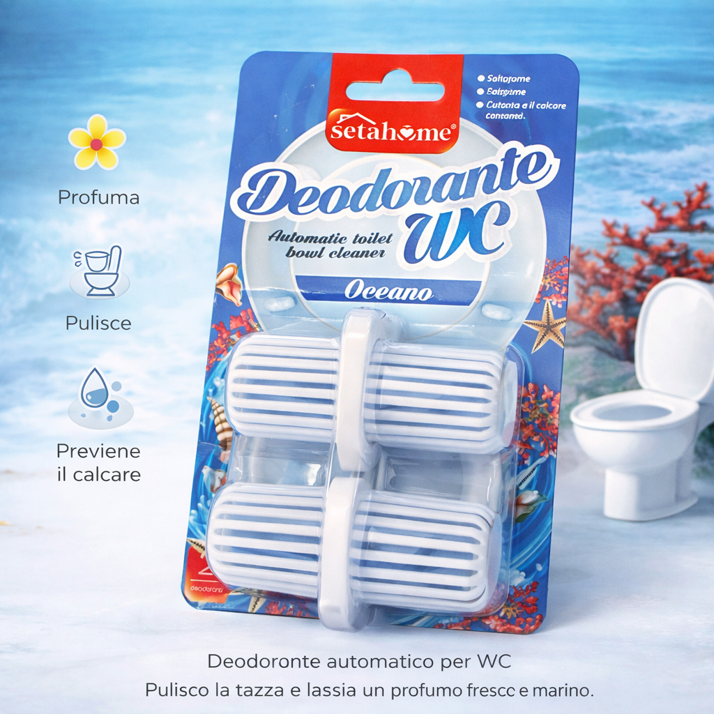 Deodorante WC Setahome 2pz - Doppia Ricarica