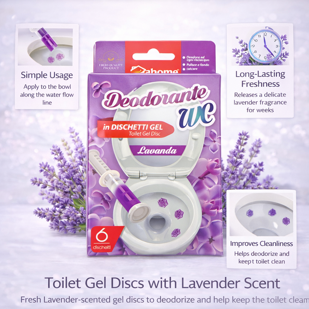 Deodorante WC in Dischetti Gel 6pz