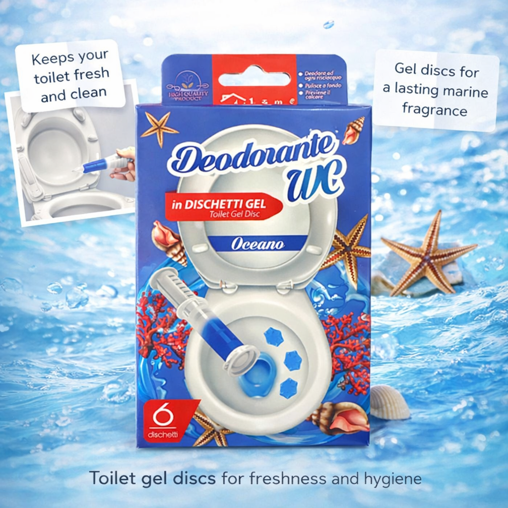 Deodorante WC in Dischetti Gel 6pz