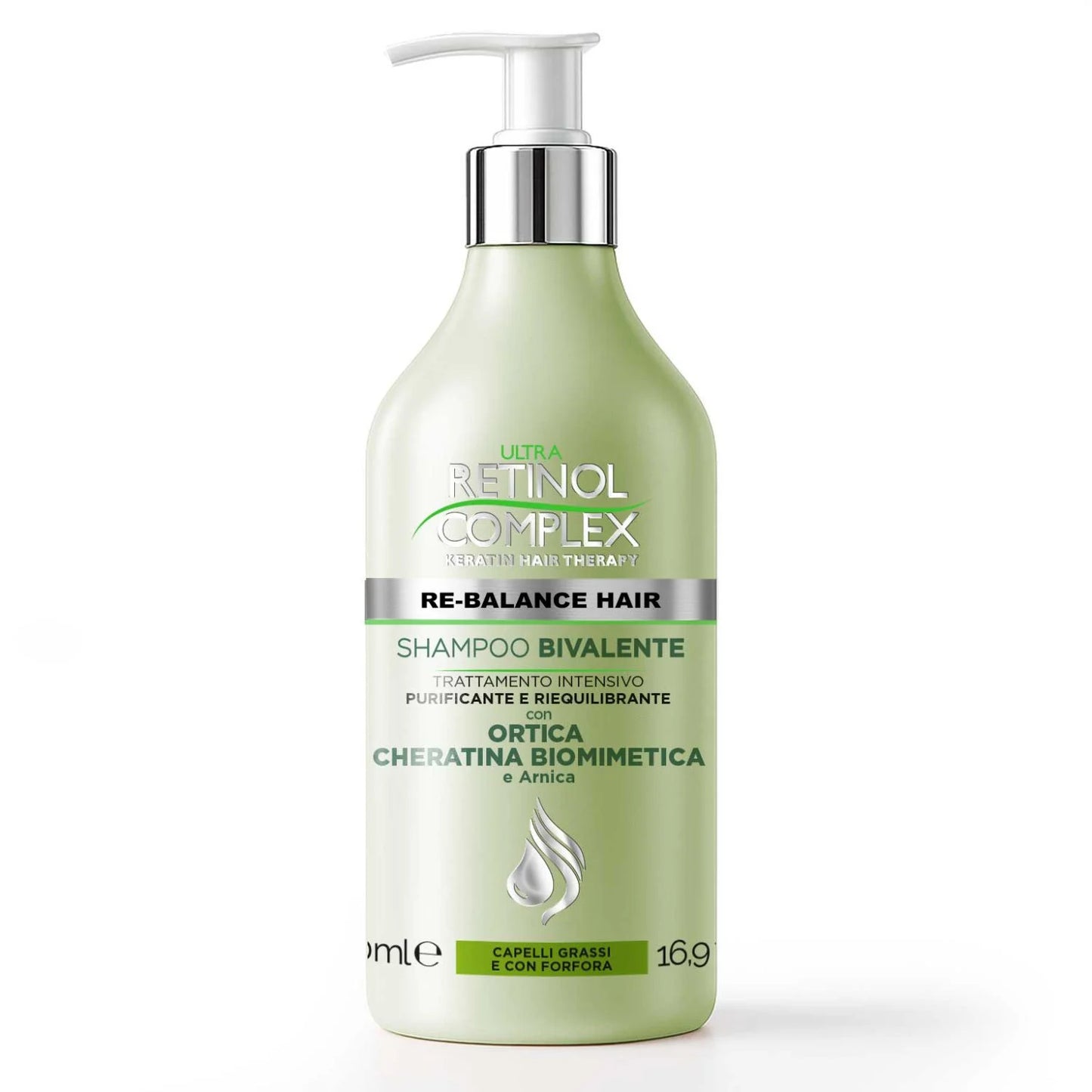 shampoo antiforfora bivalente trattamento purificante e riequilibrante 500ml