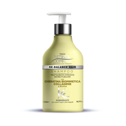 LINEA CHERATINA: SHAMPOO CON CHERATINA BIOMIMETICA 500ml