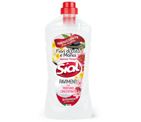 Sial Pavimenti Japanese Therapy Fiori di Loto e Monoi con Profumo Concentrato 1 L