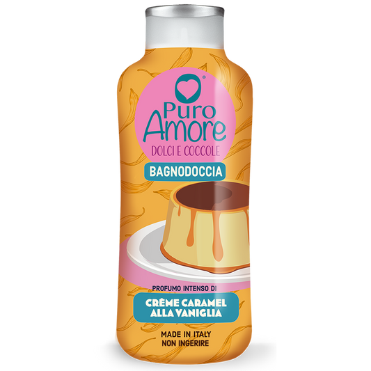 Puro Amore Bagnodoccia Dolci e Coccole Crème Caramel alla Vaniglia 650 ml