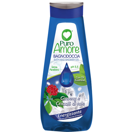 Puro Amore Bagnodoccia Ginseng e Cristalli di Sale 750 ml