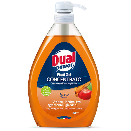 Detergente Gel Piatti Dosatore - Dual Power - 1LT - Varie Profumazioni