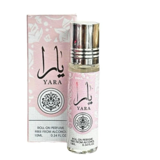 Yara Roll On Perfume 10ML Senza Alcol Profumo Roll-On per Donna 0.34 FL.OZ