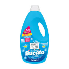 Sweet Home Detersivo Bucato Liquido 2000ml | 40 Lavaggi | Formula Concentrata Efficace a Freddo