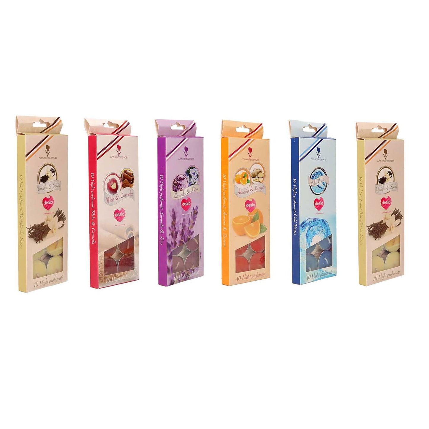 DEALO CANDELE NATURAL ESSENCE PROFUMATE10PZ