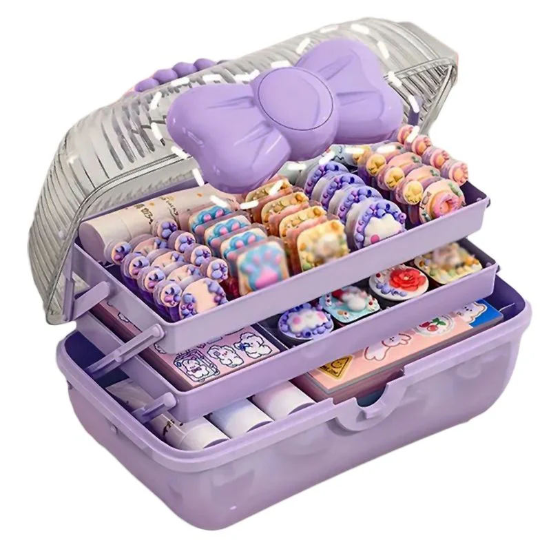 Beautycase con Scomparti - Fatigati - 28x15x15cm - Colori Misti