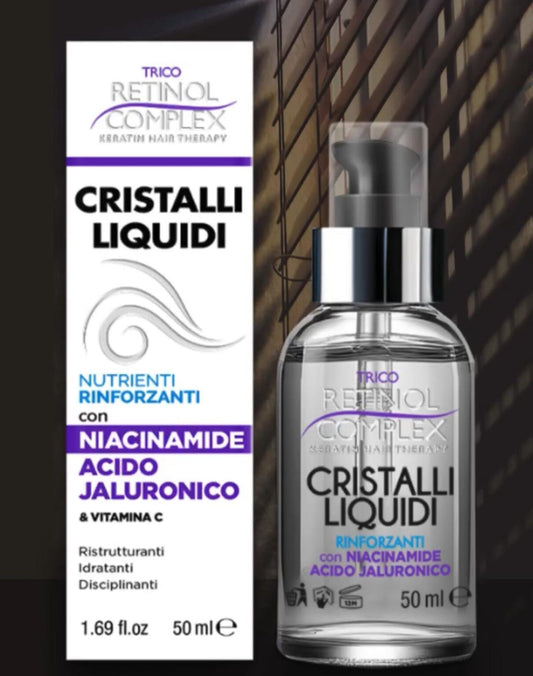 CRISTALLI LIQUIDI CON NIACIMIDE E ACIDO JALURONICO