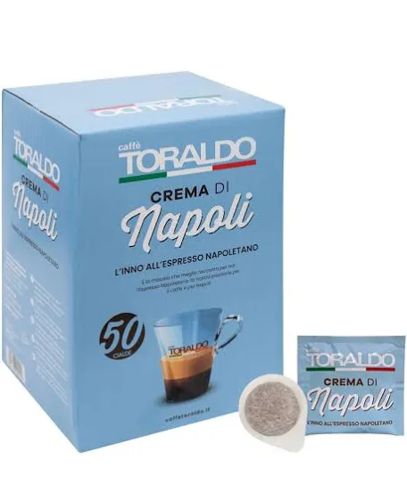 50 Cialde Toraldo – Crema di Napoli | Filtro Carta ESE 44mm
